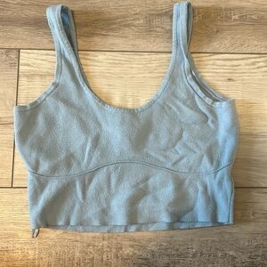 Pacsun cropped baby blue tank size medium